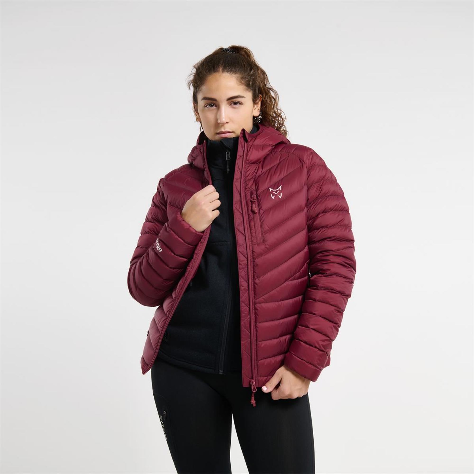 Plumífero de montaña y trekking con capucha Mujer Altus Denali J30 - CD 3/6