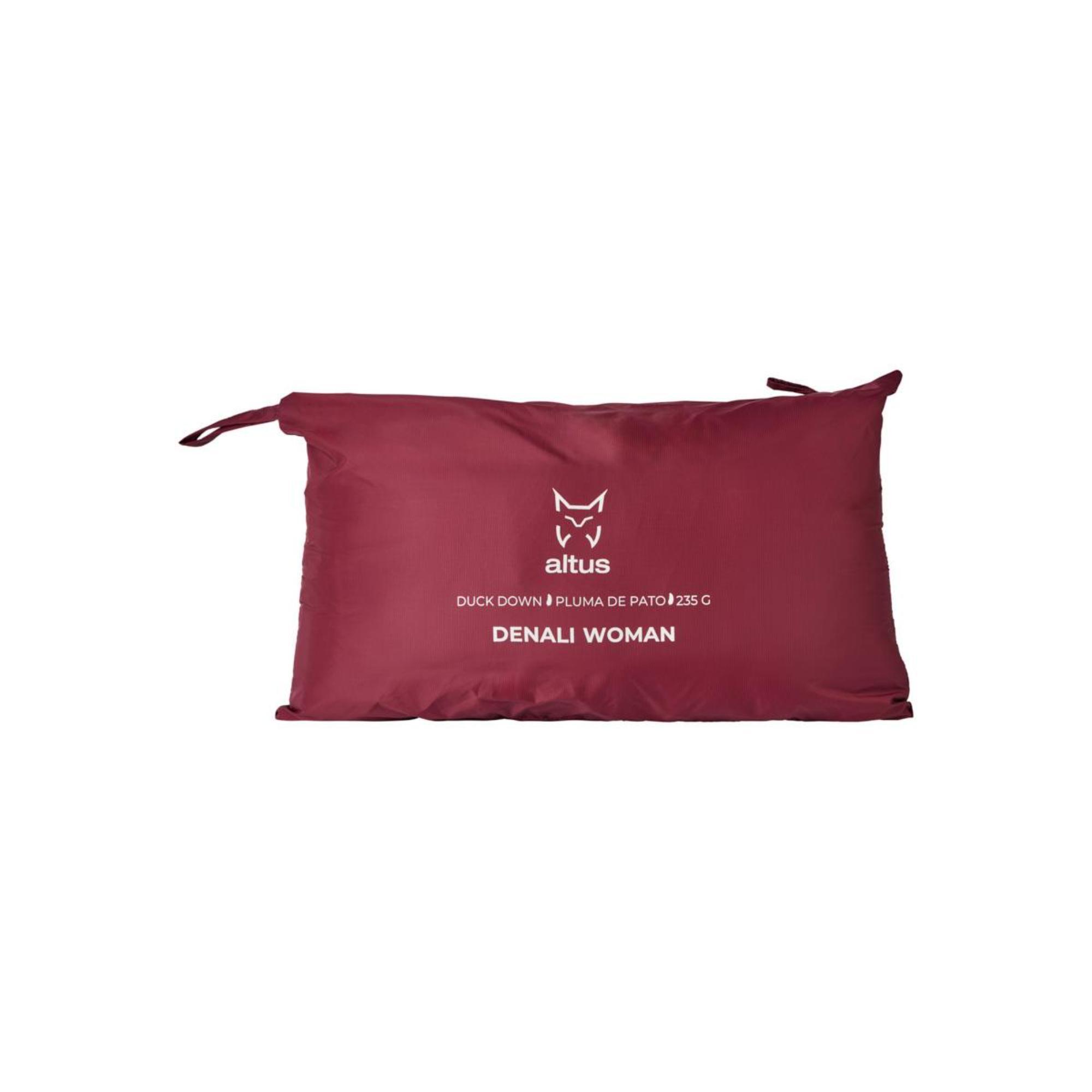 Plumífero de montaña y trekking con capucha Mujer Altus Denali J30 - CD 6/6