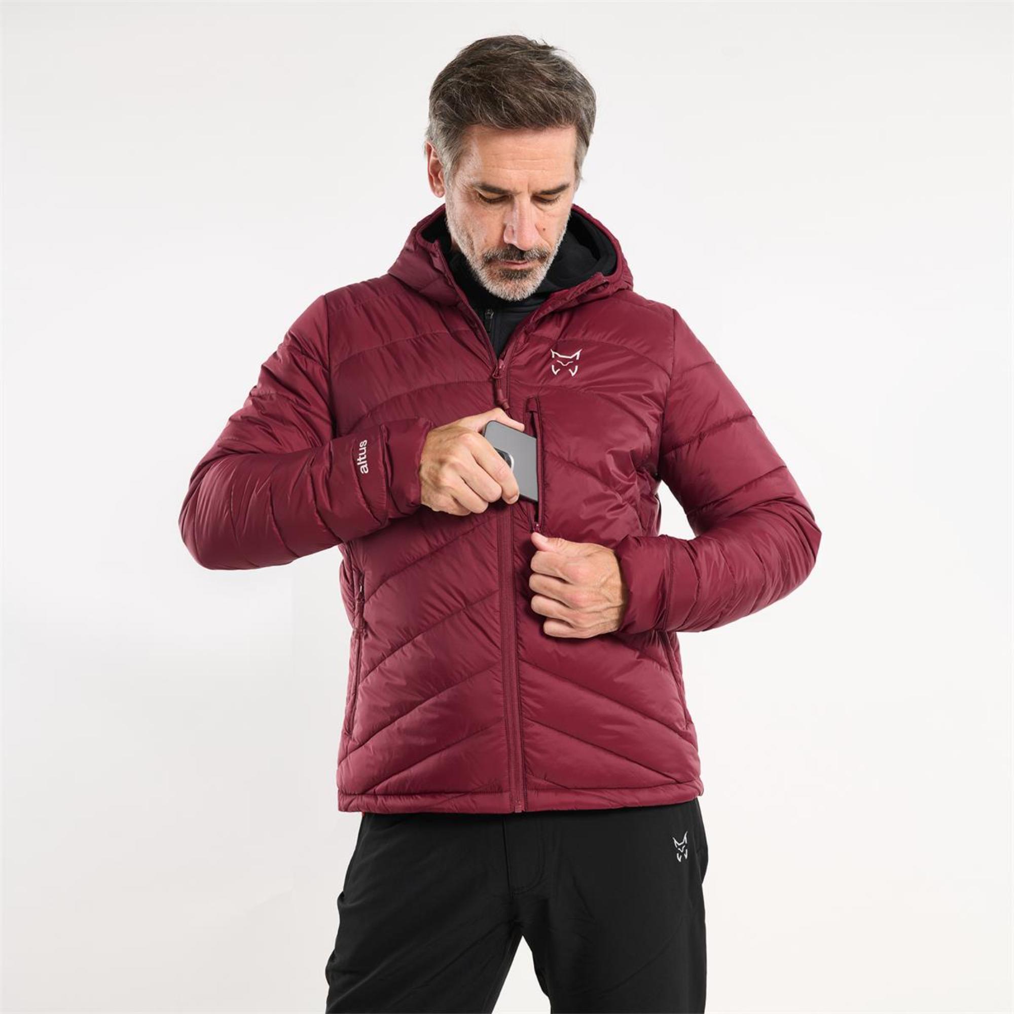 Chaqueta acolchada montaña y trekking con capucha Hombre Altus Elbrus J30 - CD 3/7