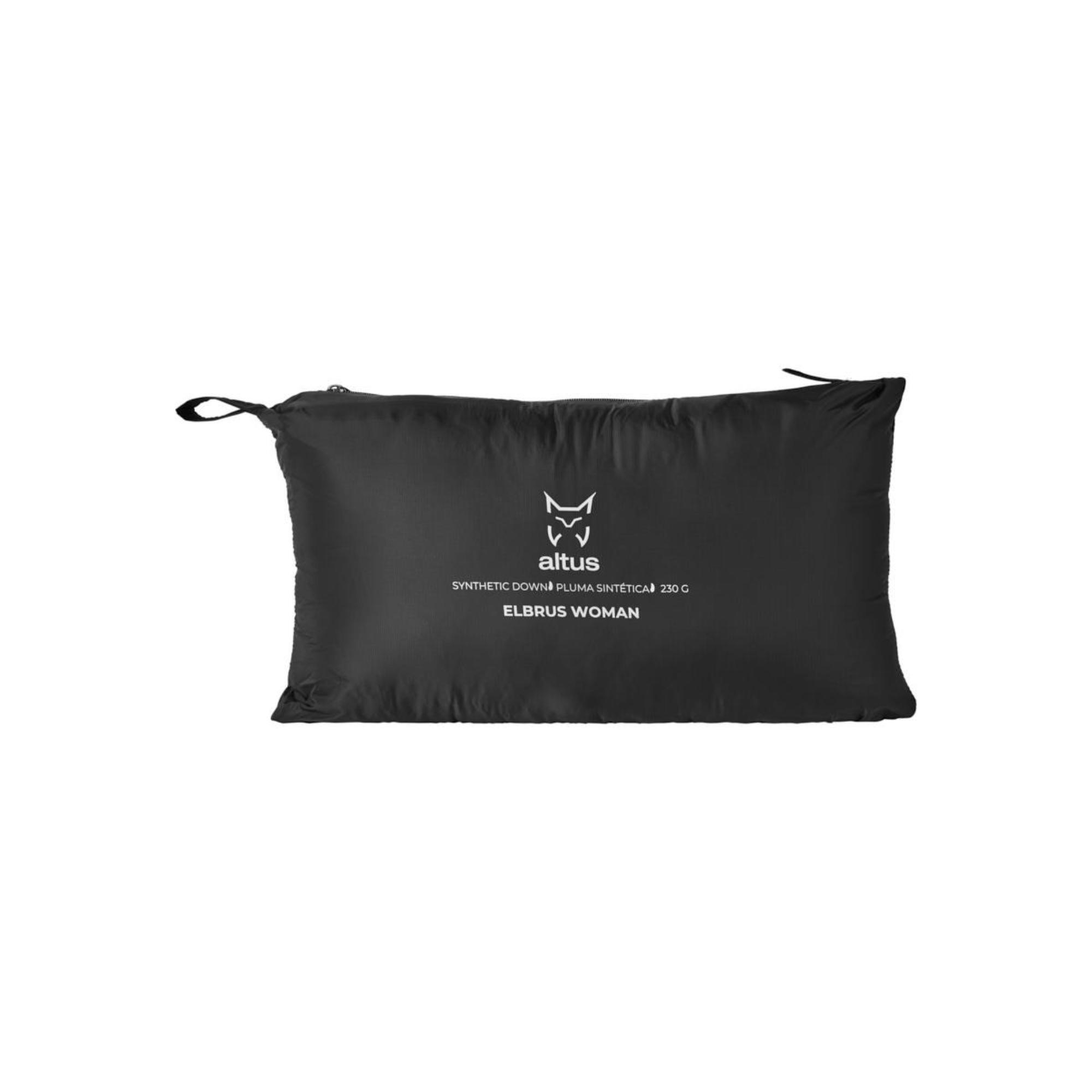 Chaqueta acolchada de montaña y trekking con capucha Mujer Altus Elbrus J30 - CD 5/5