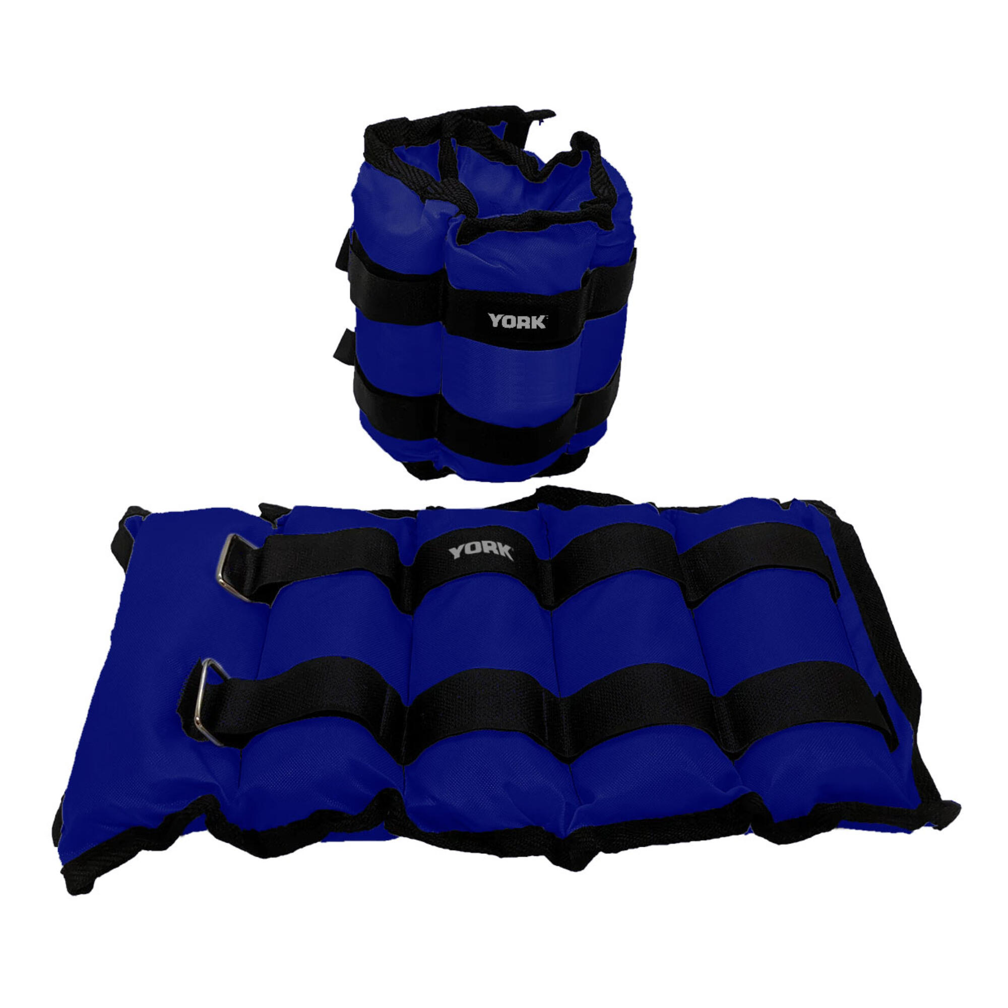 York Fitness 2KG Ankle & Wrist Weights - Blue
