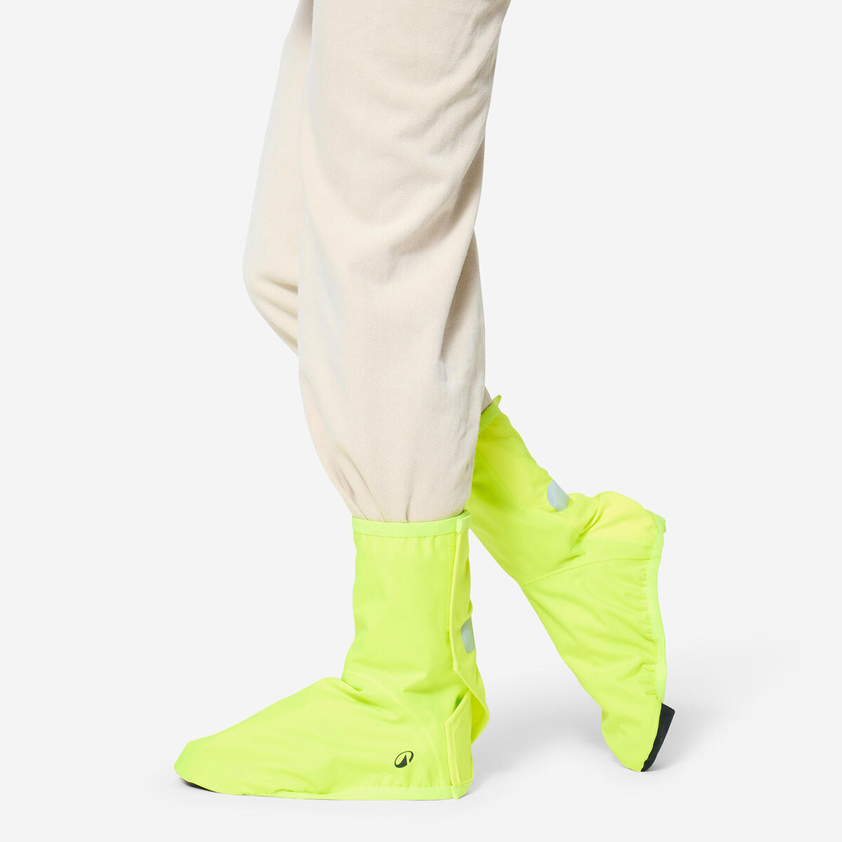 COUVRE CHAUSSURES IMPERMEABLES VELO VILLE 920 JAUNE FLUO