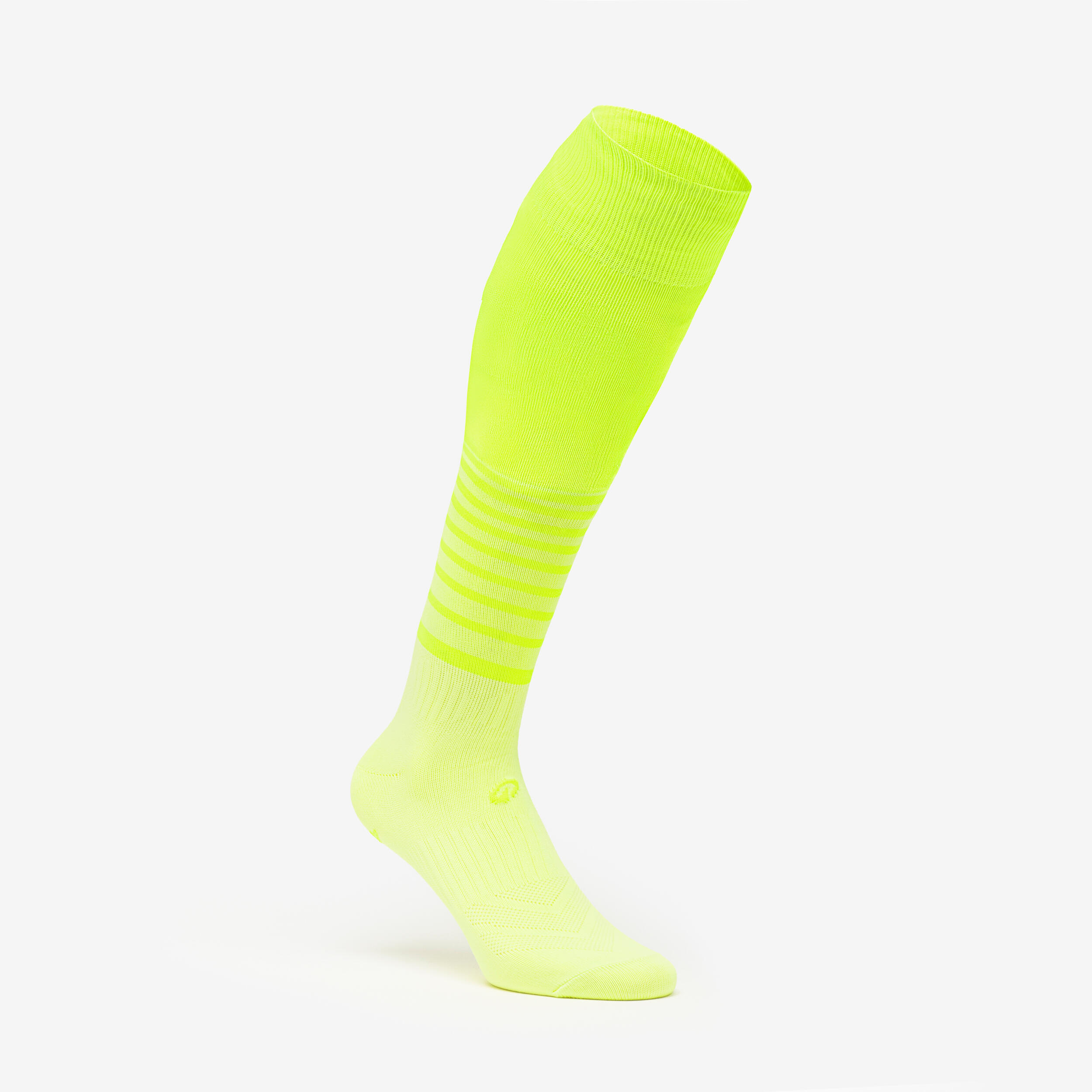 Kids' Football Socks Viralto - Striped Yellow