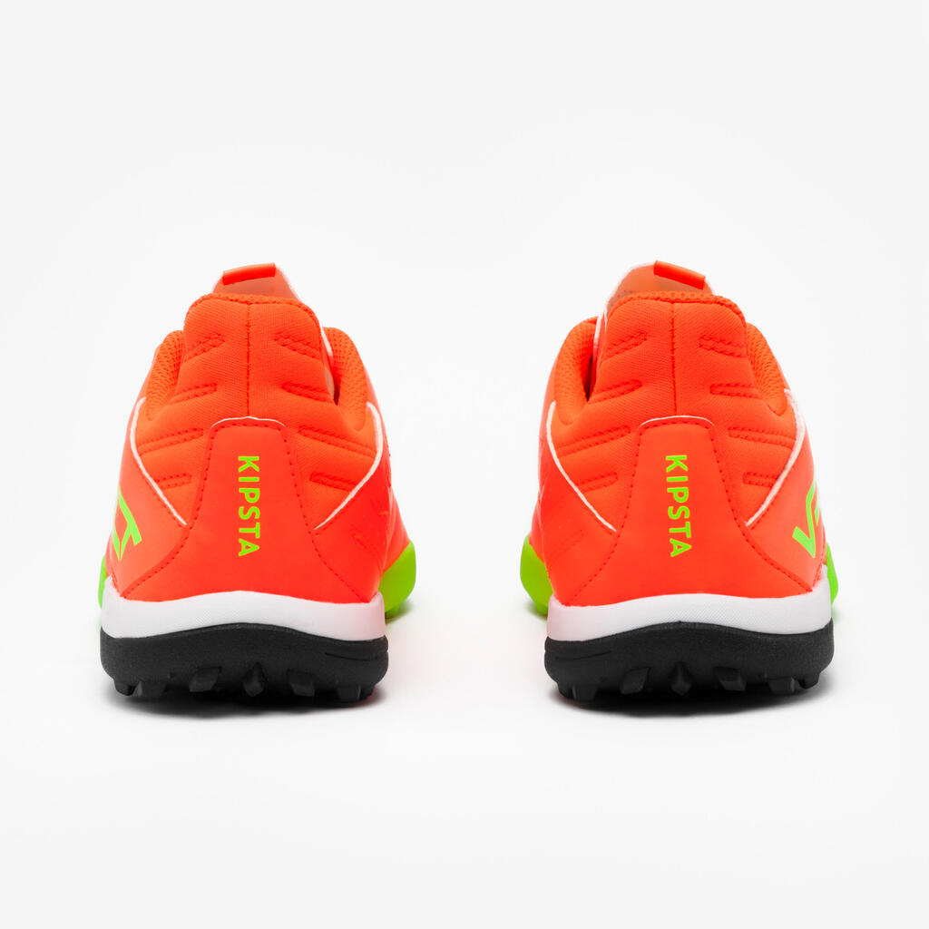 CHAUSSURES DE CHAUSSURES DE FOOTBALL VIRALTO II CUIR TF ORANGE ENFANT