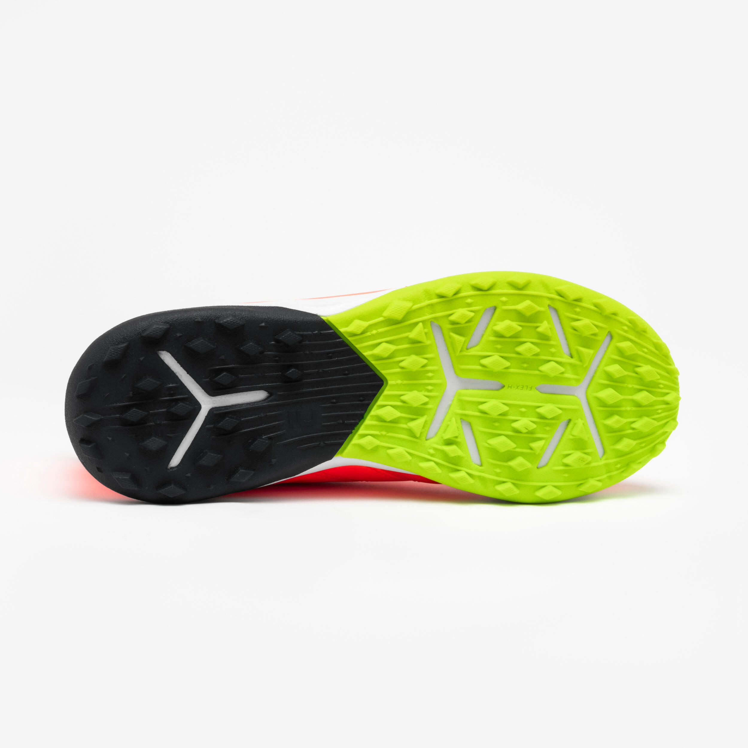 Chaussures de soccer en cuir et a lacets enfant - Viralto II Turf TF 4/10
