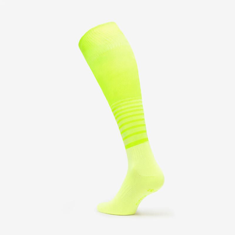 Chaussettes de football Viralto Junior Rayées Jaunes