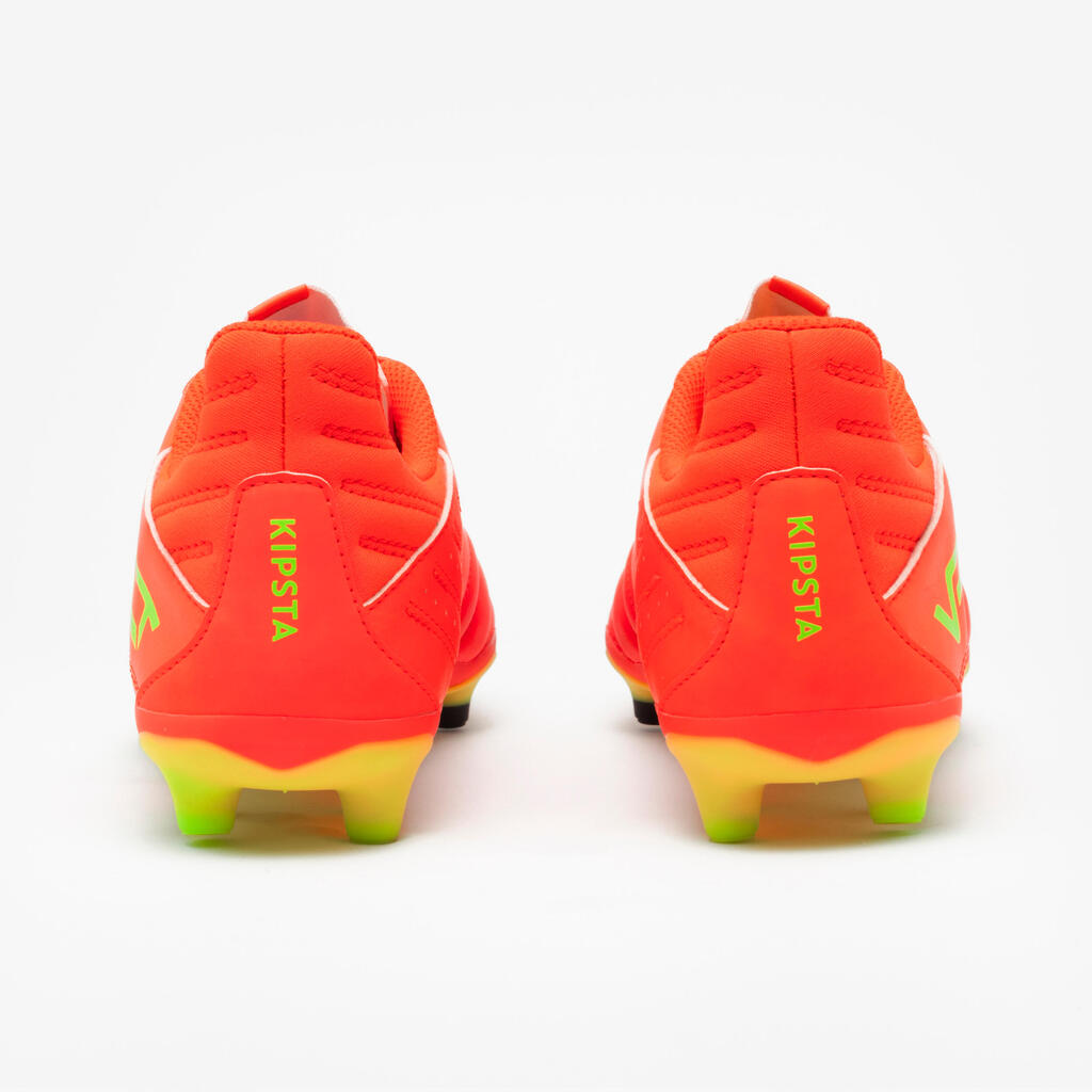 Kinder Fußball Nockenschuhe FG Leder ‒ Viralto II Acid rot 