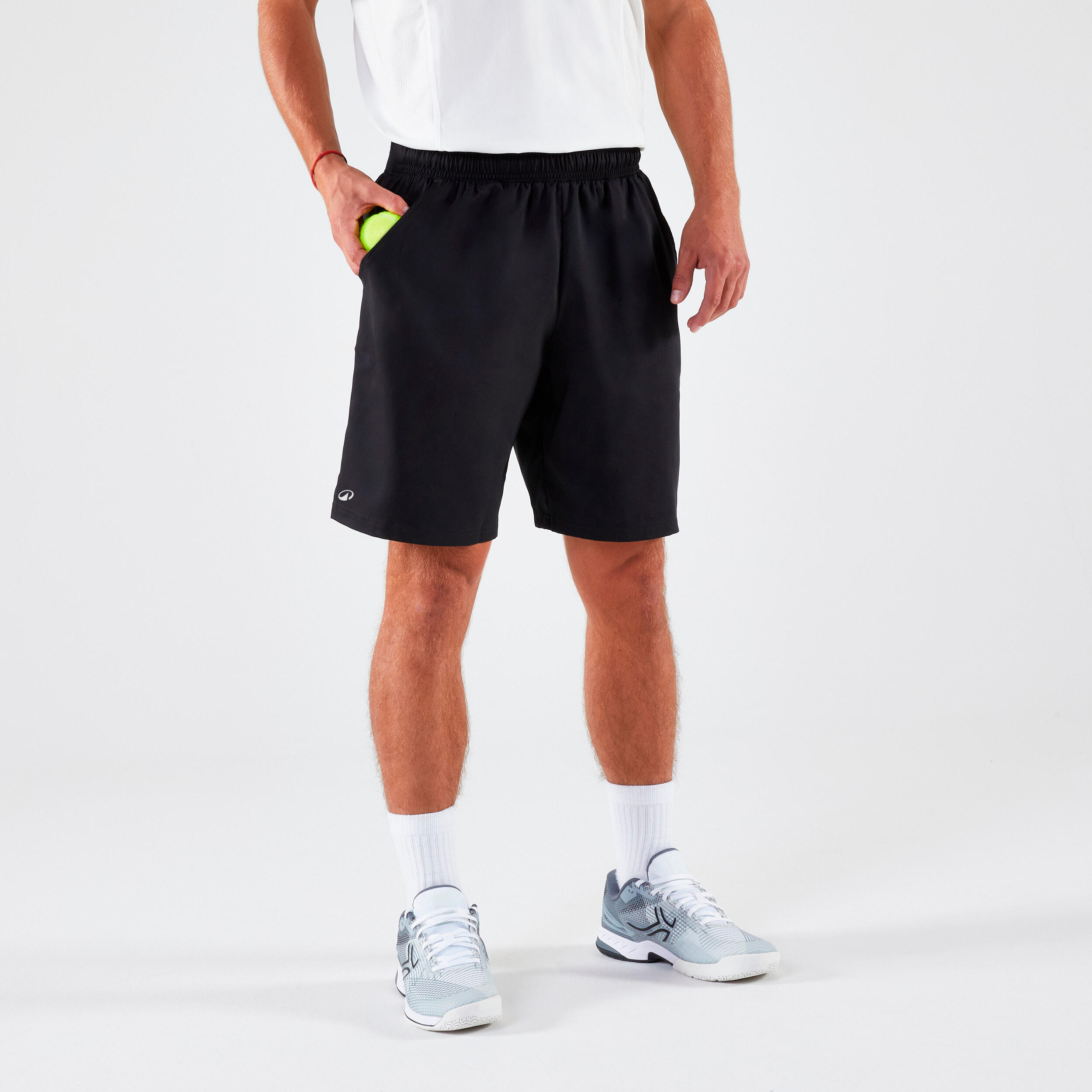 Short de tennis homme - Essential+ noir - KUIKMA