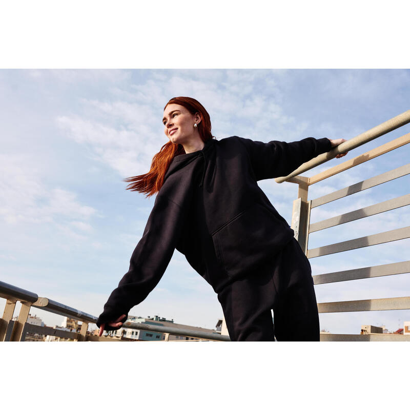 Hanorac cu glugă Elementals Negru Unisex