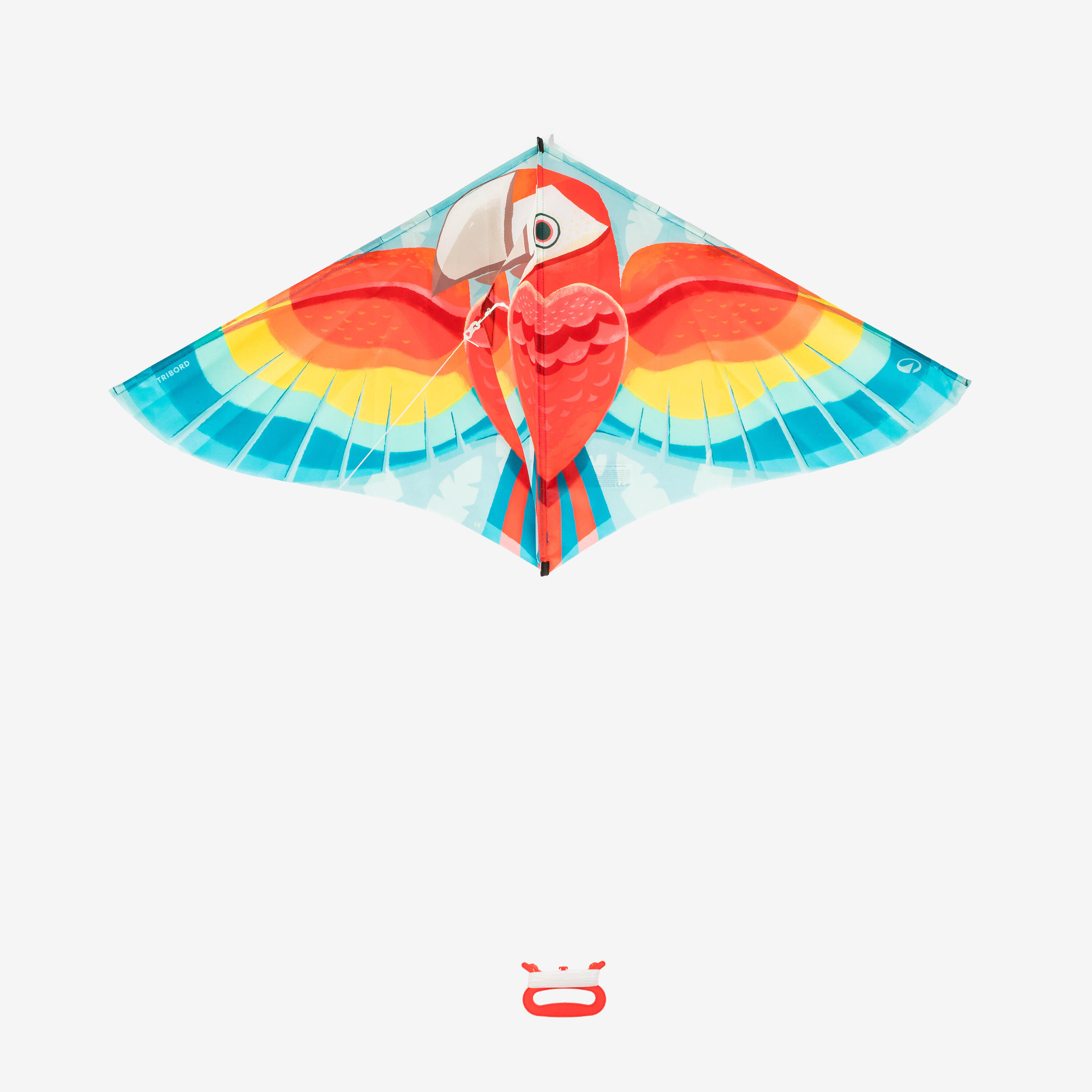 TRIBORD Flugdrachen statisch Kinder - MFK 100 Papagei