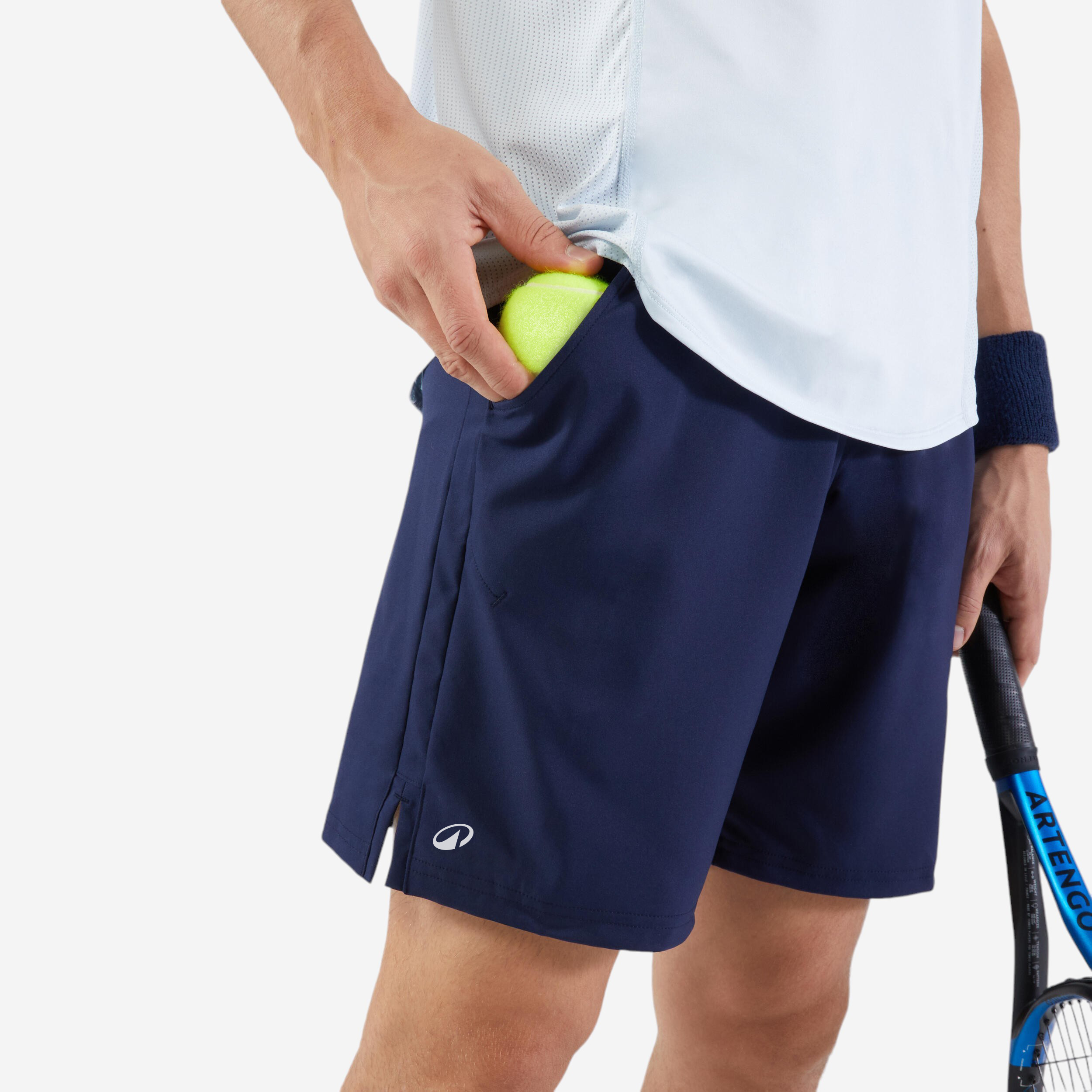 Short de tennis homme - artengo essential+ bleu marine - Tennis - Artengo- Clubs - Entreprises - Collectivités - Associations