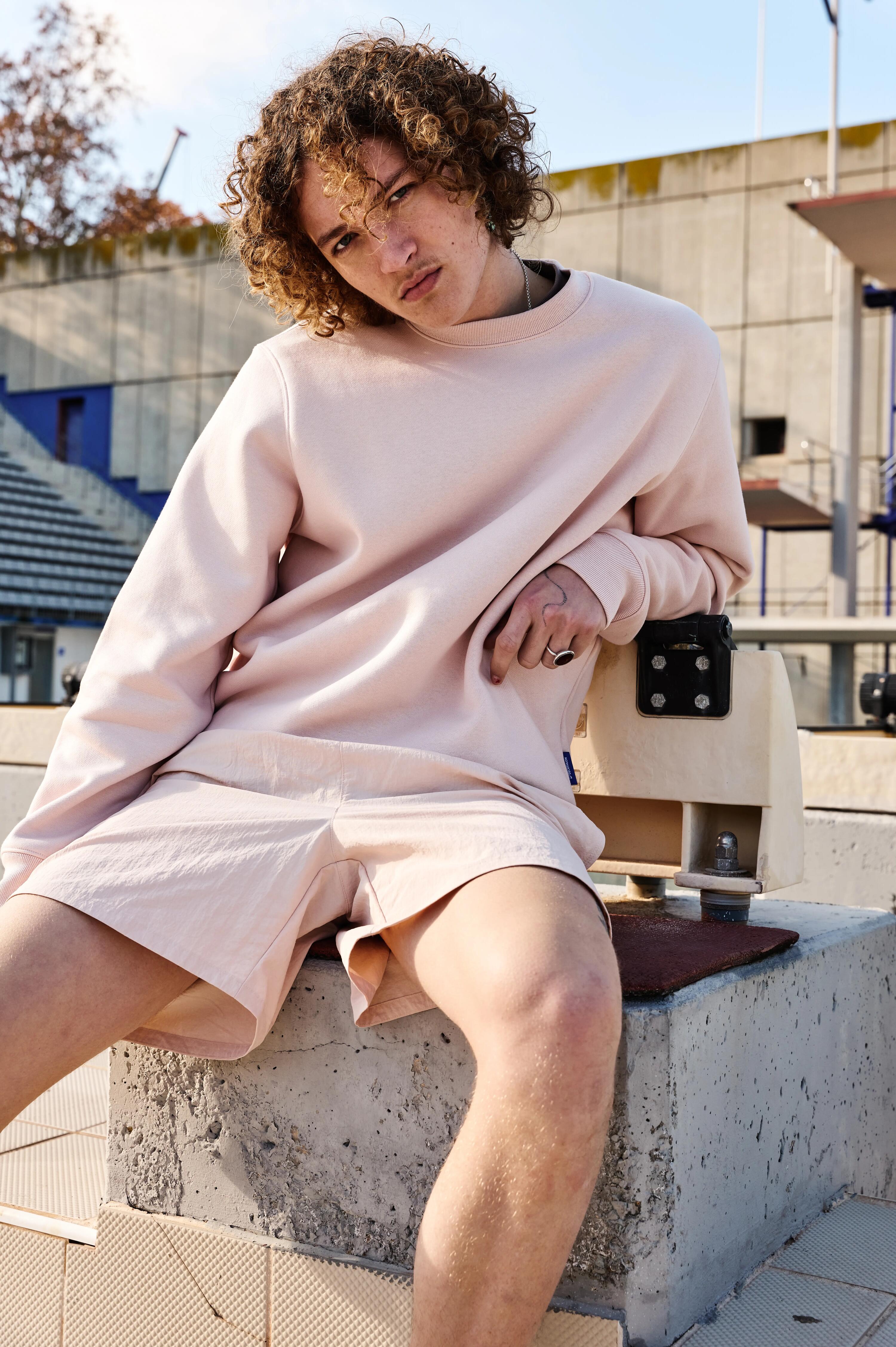 Bluză oversize Elementals Roz Unisex 16/19