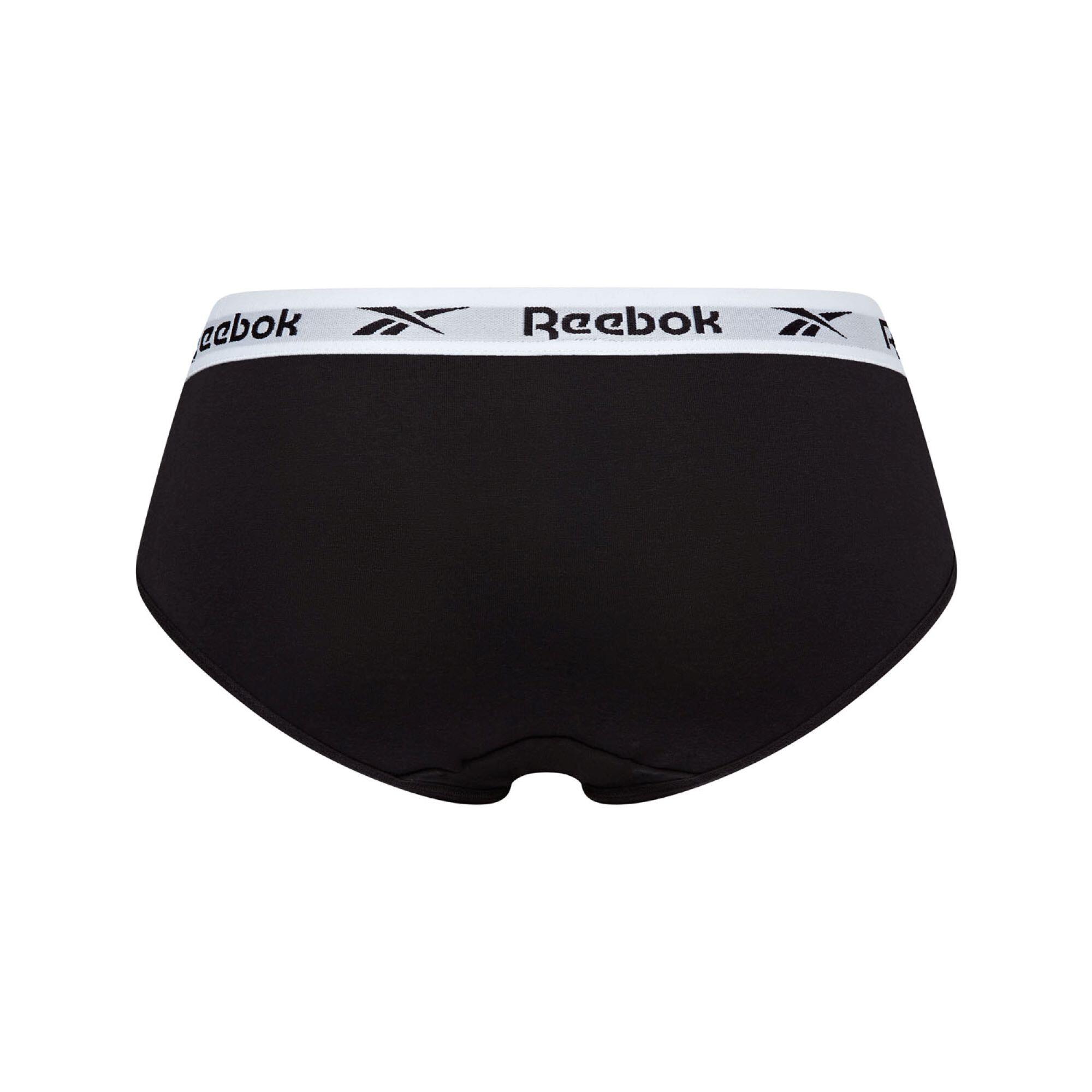 Women's Pack of 3 Knickers - Black/White/Grey 4/8