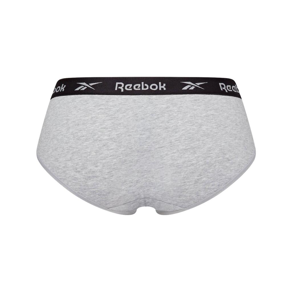 Women's Pack of 3 Knickers - Black/White/Grey
