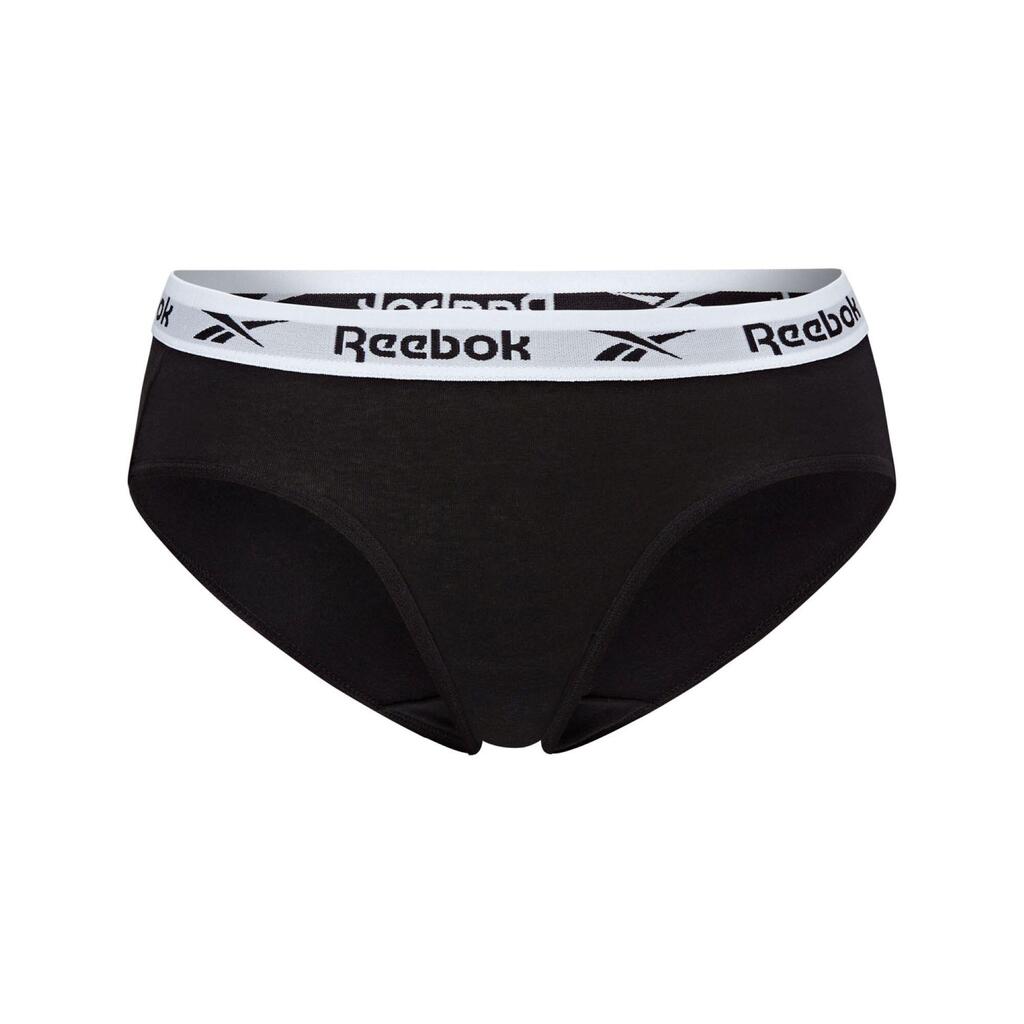 Women's Pack of 3 Knickers - Black/White/Grey