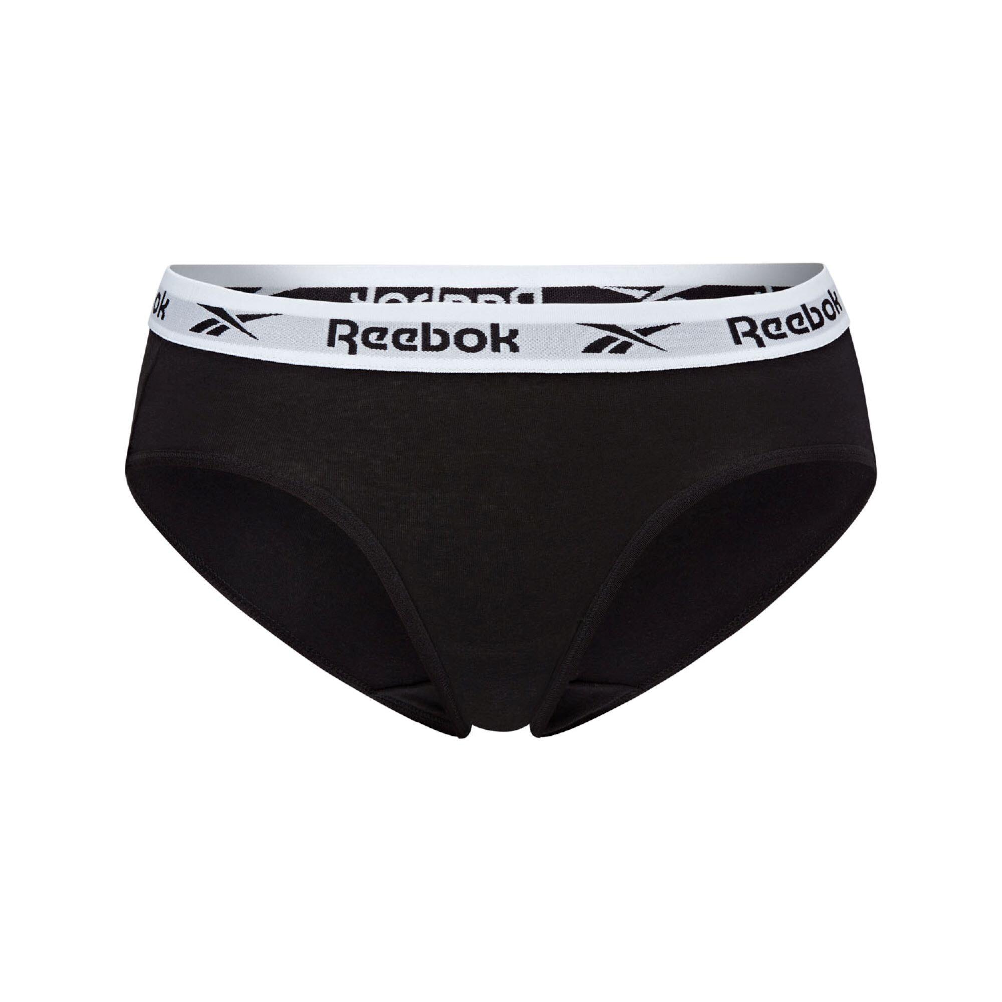 Women's Pack of 3 Knickers - Black/White/Grey 3/8