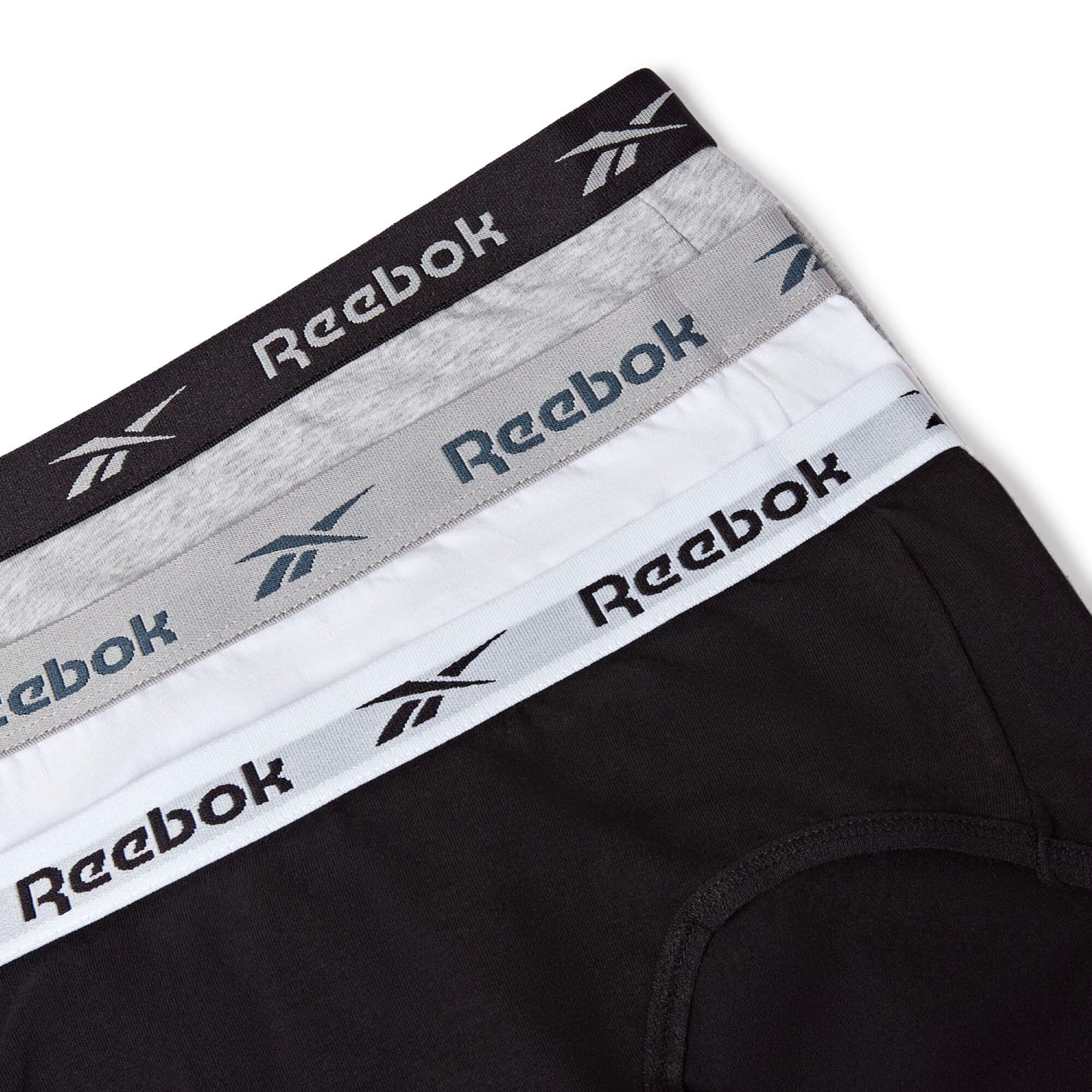 Women's Pack of 3 Knickers - Black/White/Grey 2/8