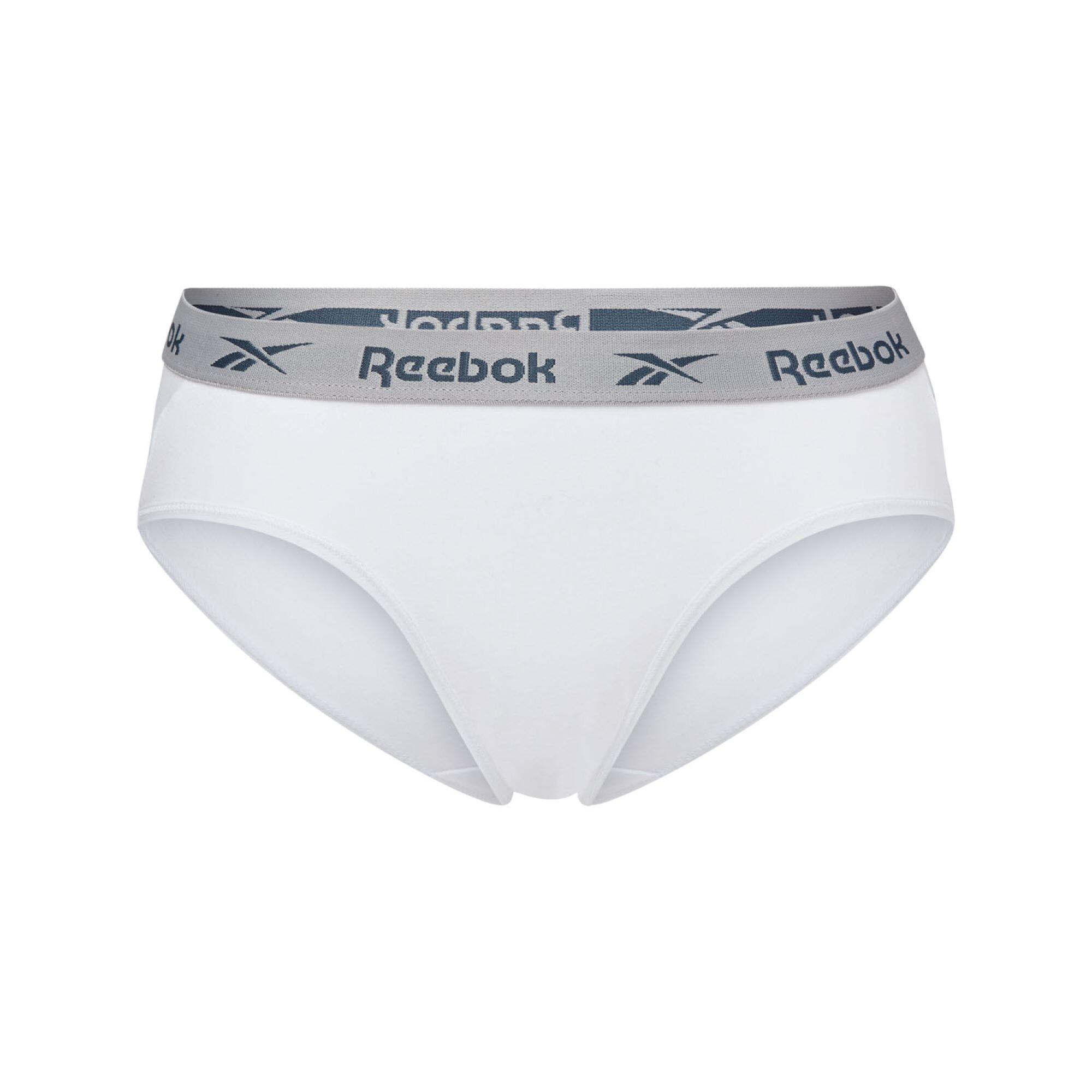 Women's Pack of 3 Knickers - Black/White/Grey 7/8