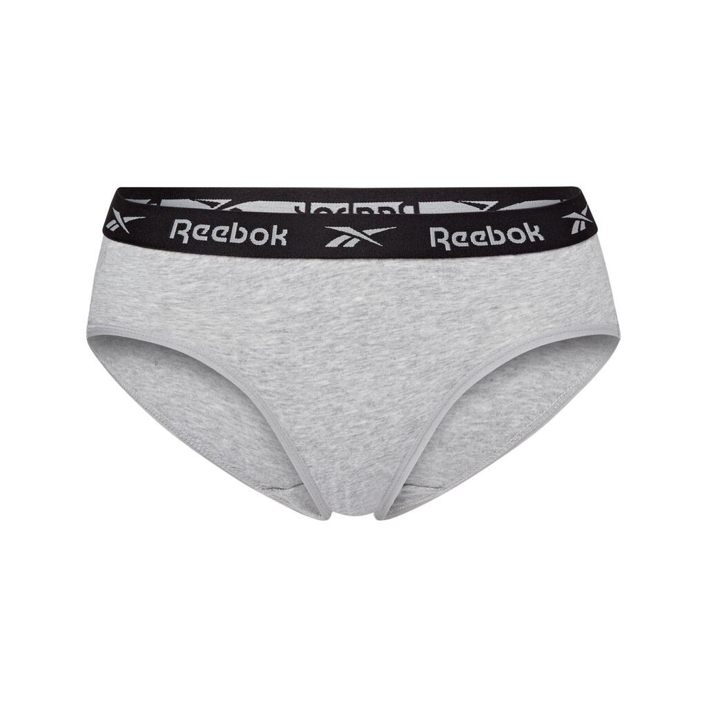 Women's Pack of 3 Knickers - Black/White/Grey