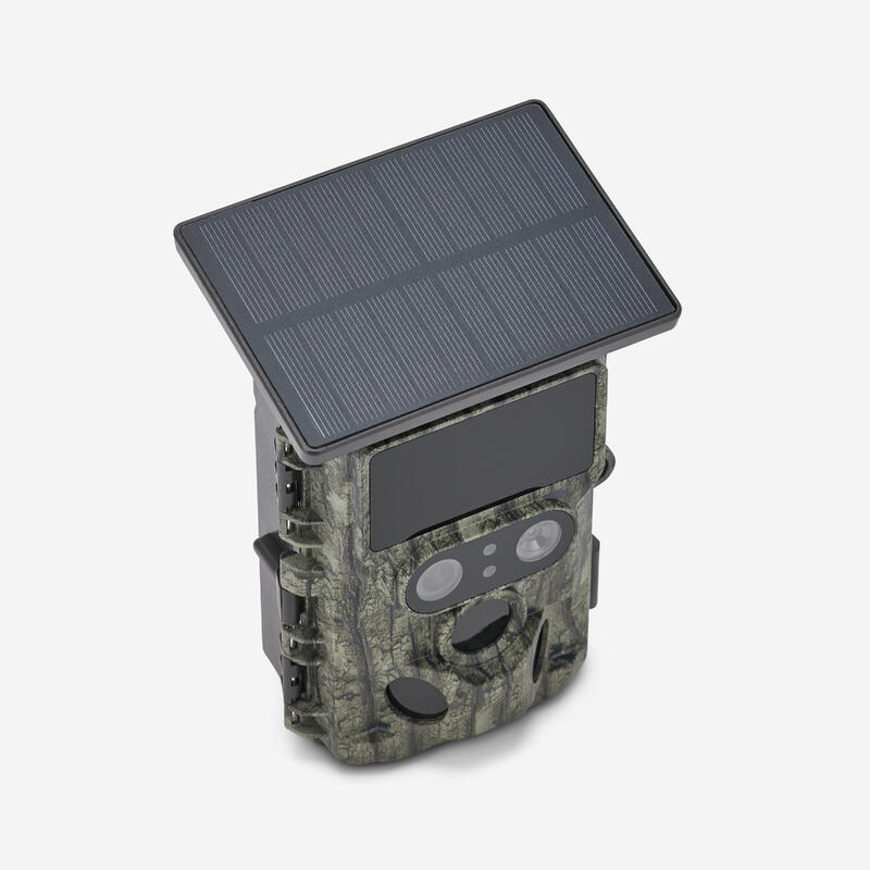 Caméra de chasse photo et vidéo PIE 1073, panneau solaire intégré