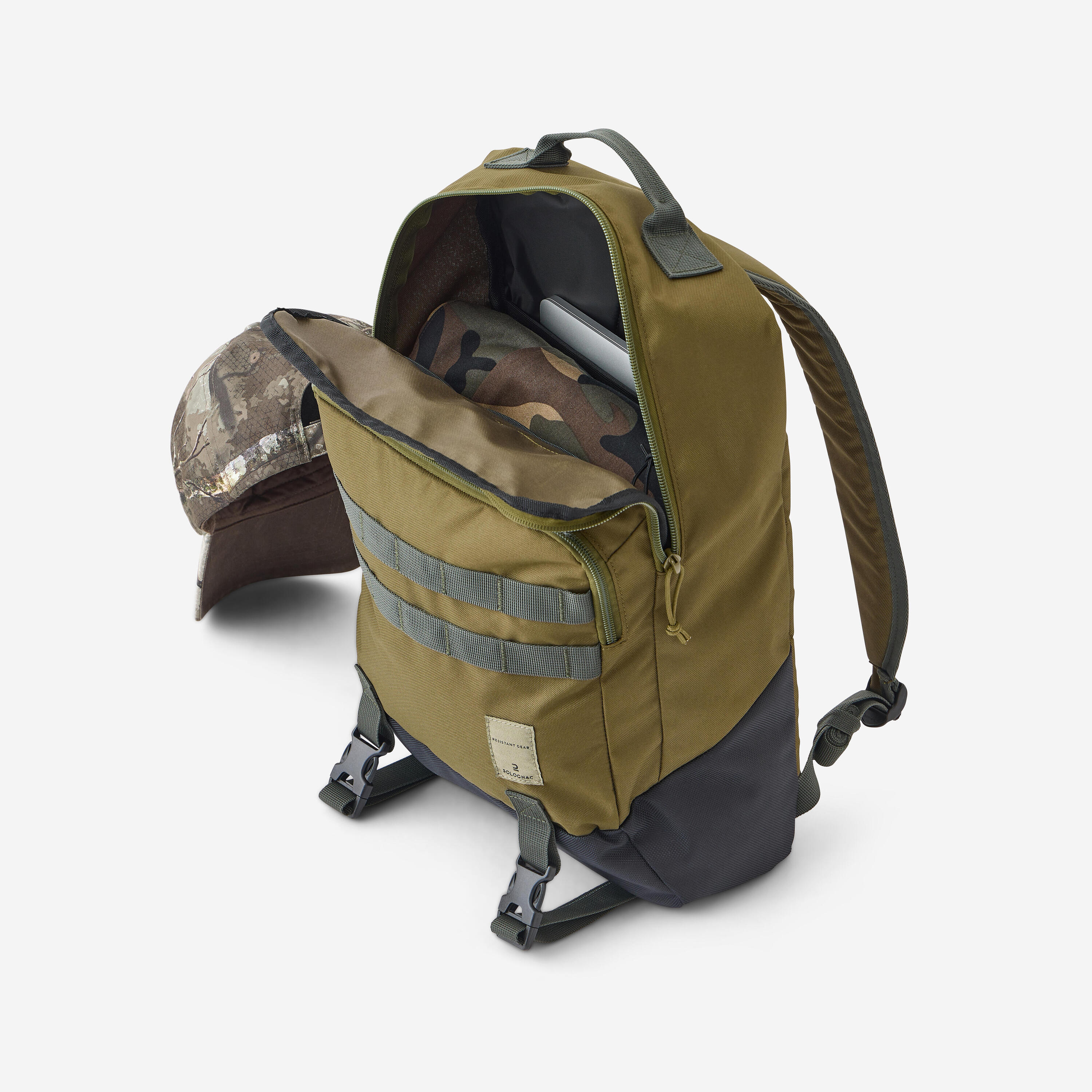 Rucksack 20 L Tacticalolivgrün 2/4