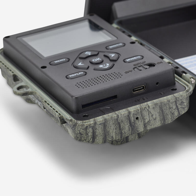 Caméra de chasse photo et vidéo PIE 1073, panneau solaire intégré