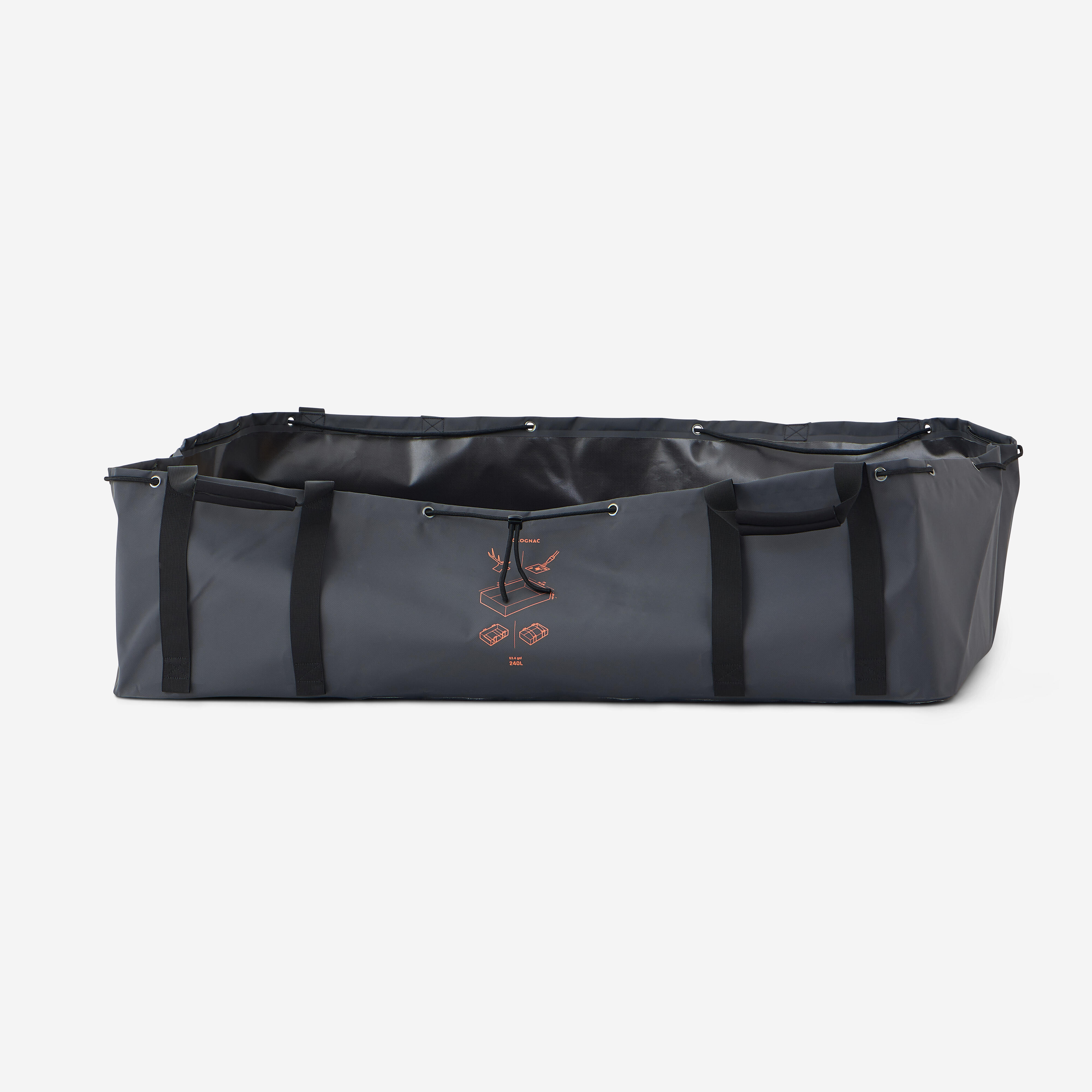 Flexible Watertight Game Carrier 240 L - SOLOGNAC