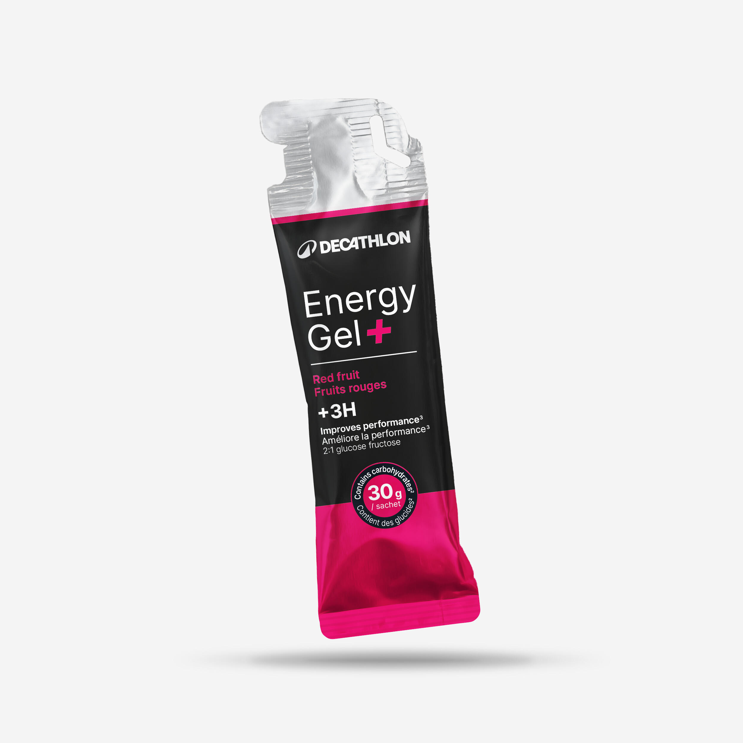 Energiegel voor inspanningen van meer dan 3 uur rode vruchten Energy Gel+ x6 3/4