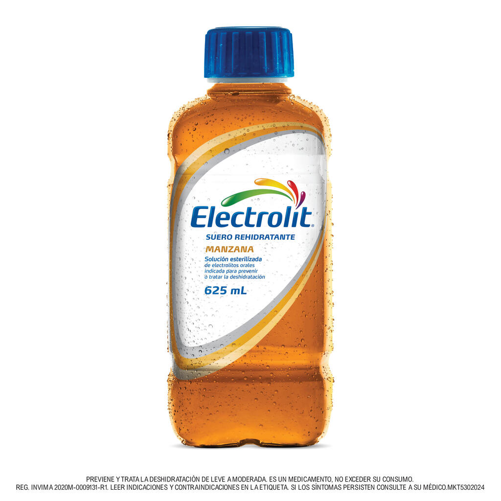 ELECTROLIT SABOR MANZANA ENV C/625ML COL