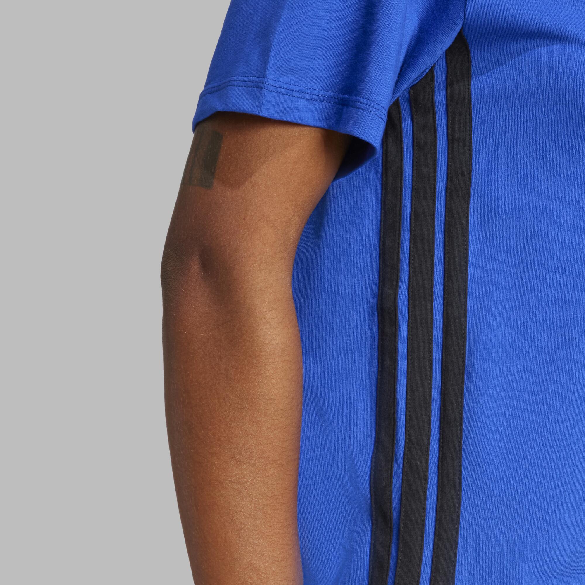 Fitness T-shirt dames blauw 5/6