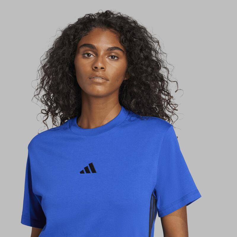 T-shirt de fitness femme, bleu