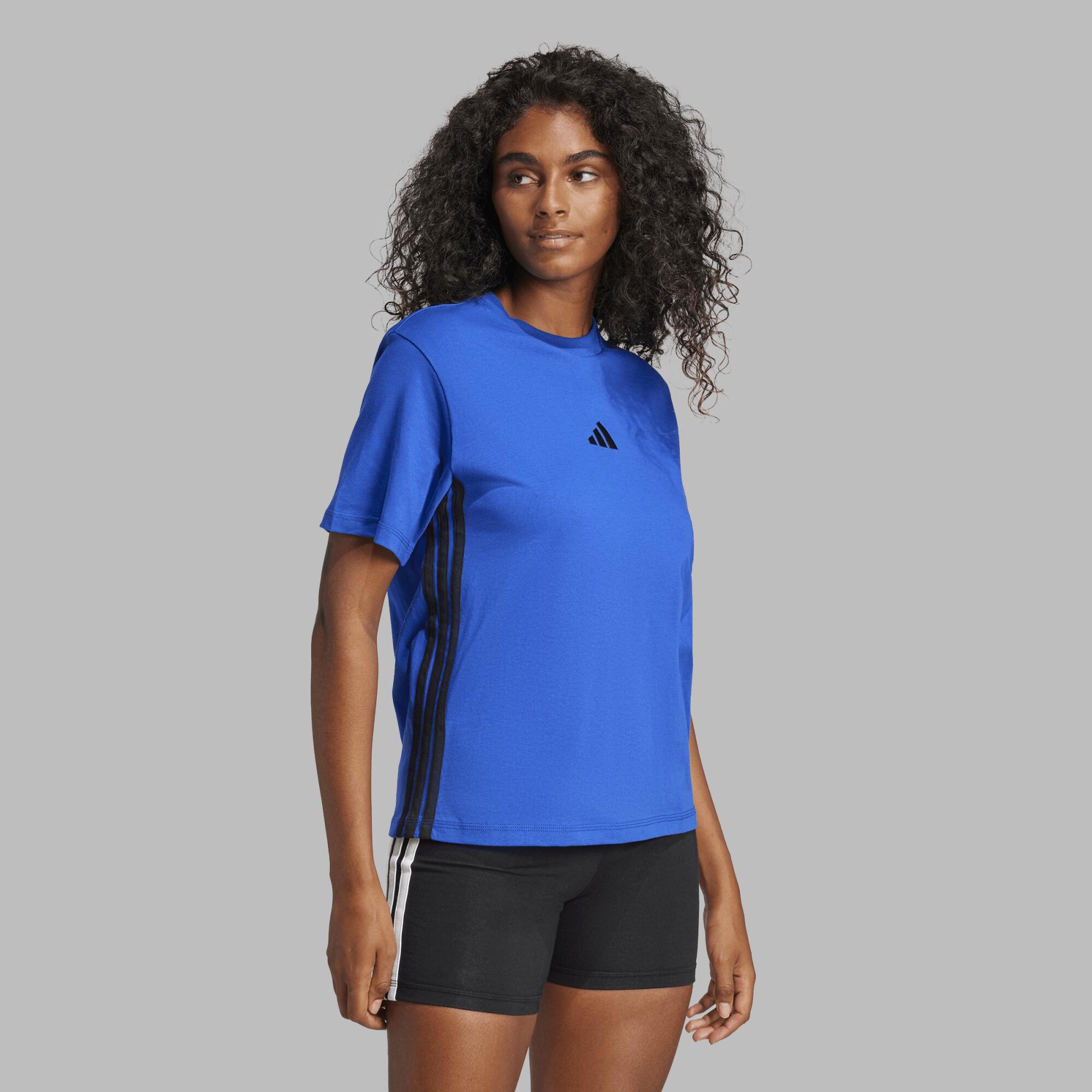 Fitness T-shirt dames blauw 3/6
