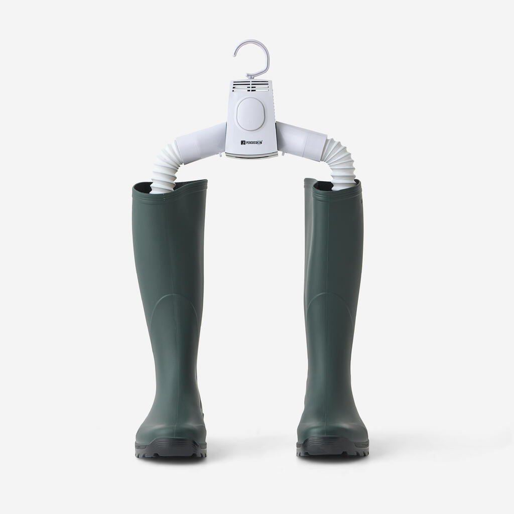Wellies and clothes dryer