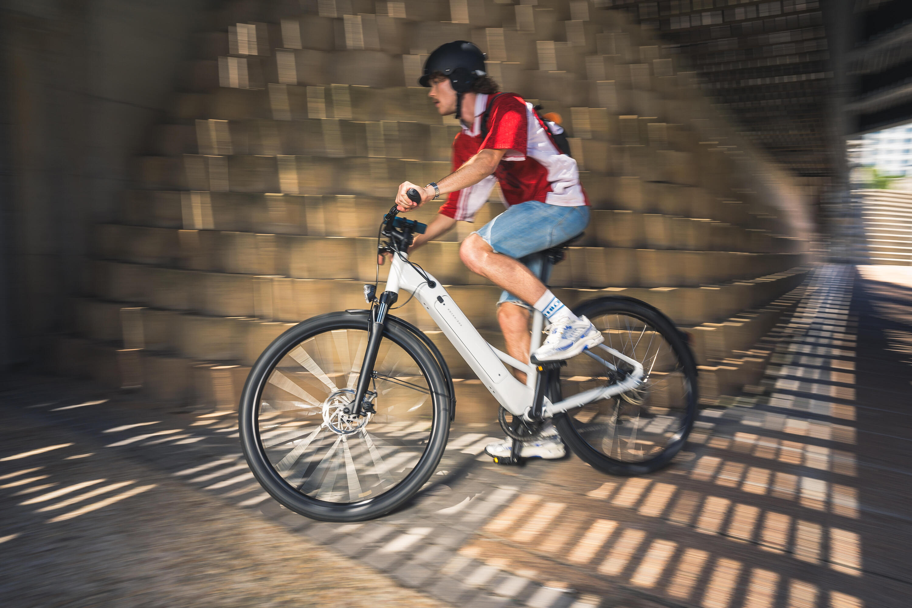 Gebraucht - E-Bike SUV Trekkingrad 28 Zoll E-ACTV 100 LF perlgrau  17/19