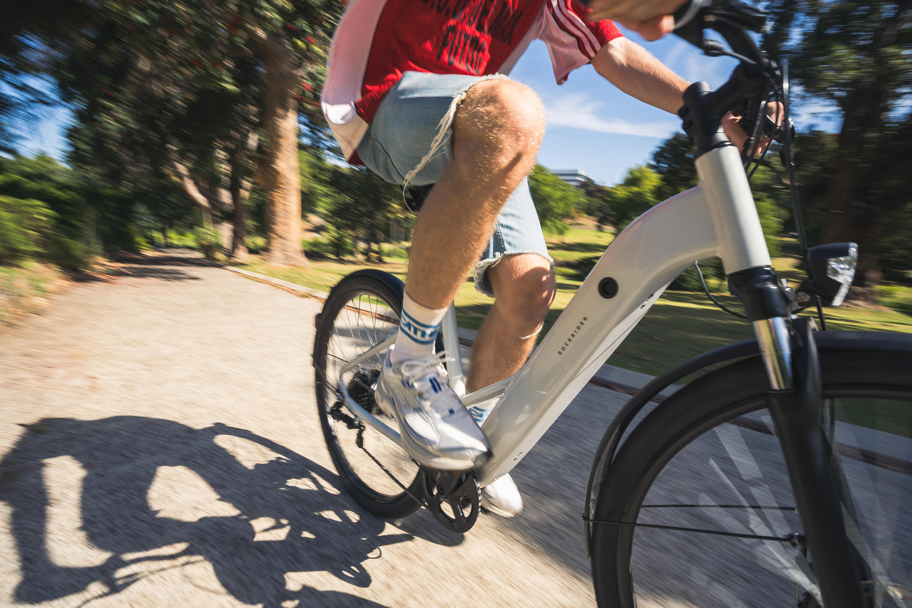 E-Bike SUV Trekkingrad 28 Zoll E-ACTV 100 HF anthrazitgrau 11/14