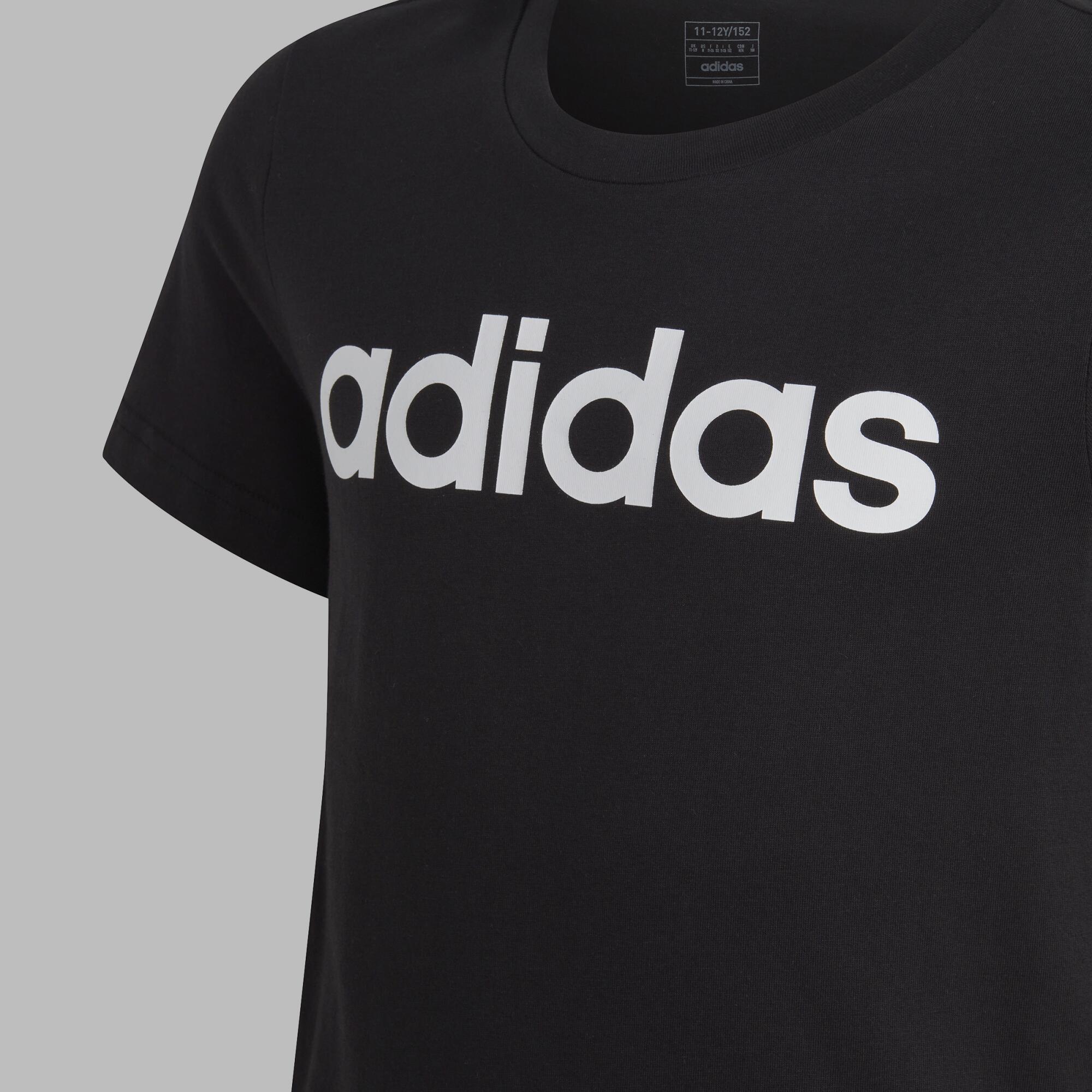 Camiseta Niños Negro-Blanco 5/6