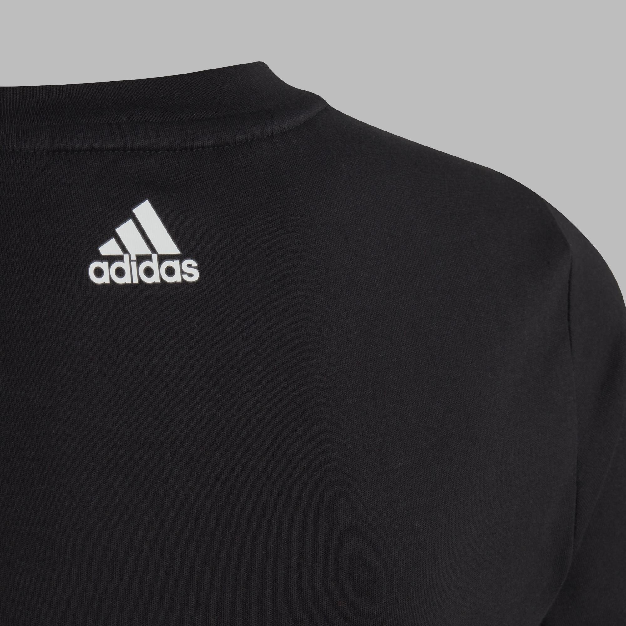 Camiseta Niños Negro-Blanco 4/6