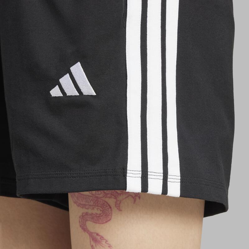 Short de fitness femme, noir