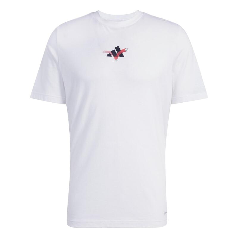 Erkek Tenis Tişörtü - Baskılı - Adidas