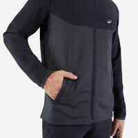 Men's Tennis Jacket Essential - Black/Grey