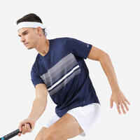 Men's Short-Sleeved Tennis T-Shirt Essential - Navy