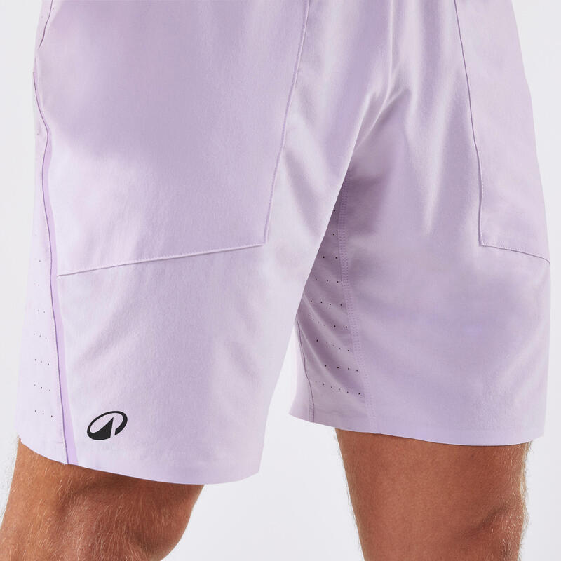 Short de tennis Homme respirant - Artengo Dry+ Violet Gaël Monfils