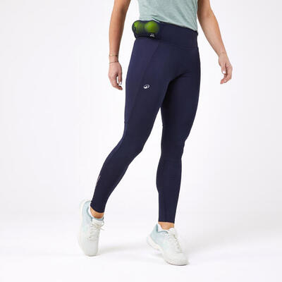 Leggings tennis donna DRY HIP BALL neri