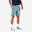 Short de tennis homme respirant - artengo dry vert de gris