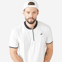 T-shirt tennis manches courtes Homme - ARTENGO DRY+ Blanc cassé