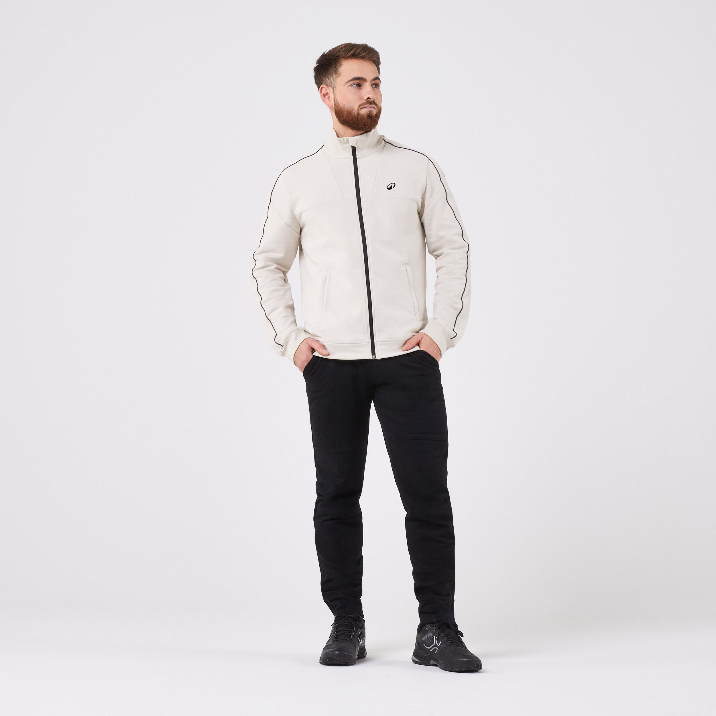 Herren Tennisjacke - Soft beige 2/5