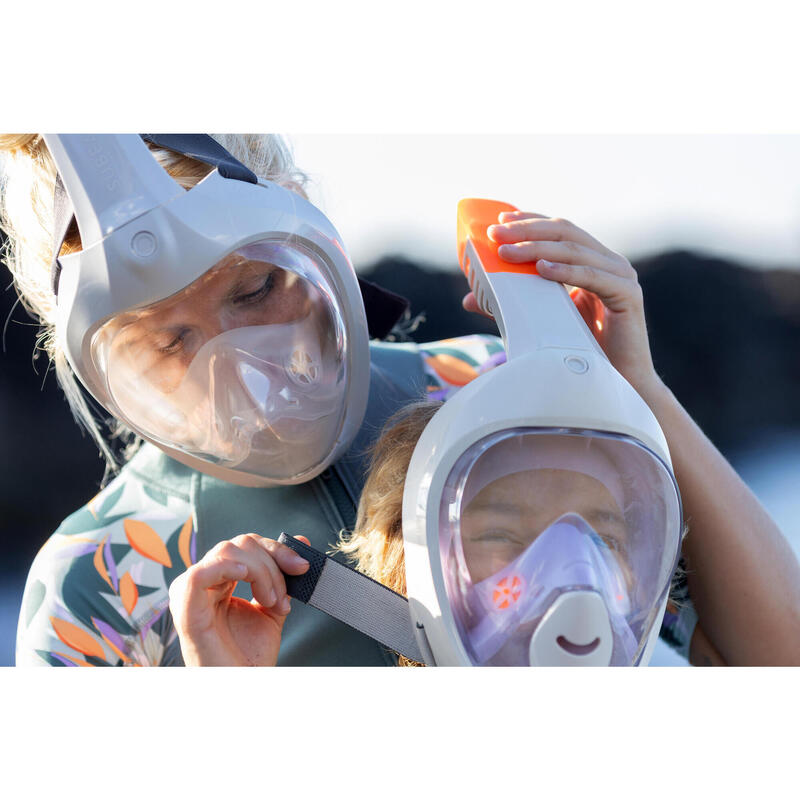 Gyerek búvármaszk sznorkelinghez, XS (6-10 éves), huzattal - Easybreath