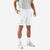 Short de tennis Homme respirant - Artengo Dry Blanc cassé