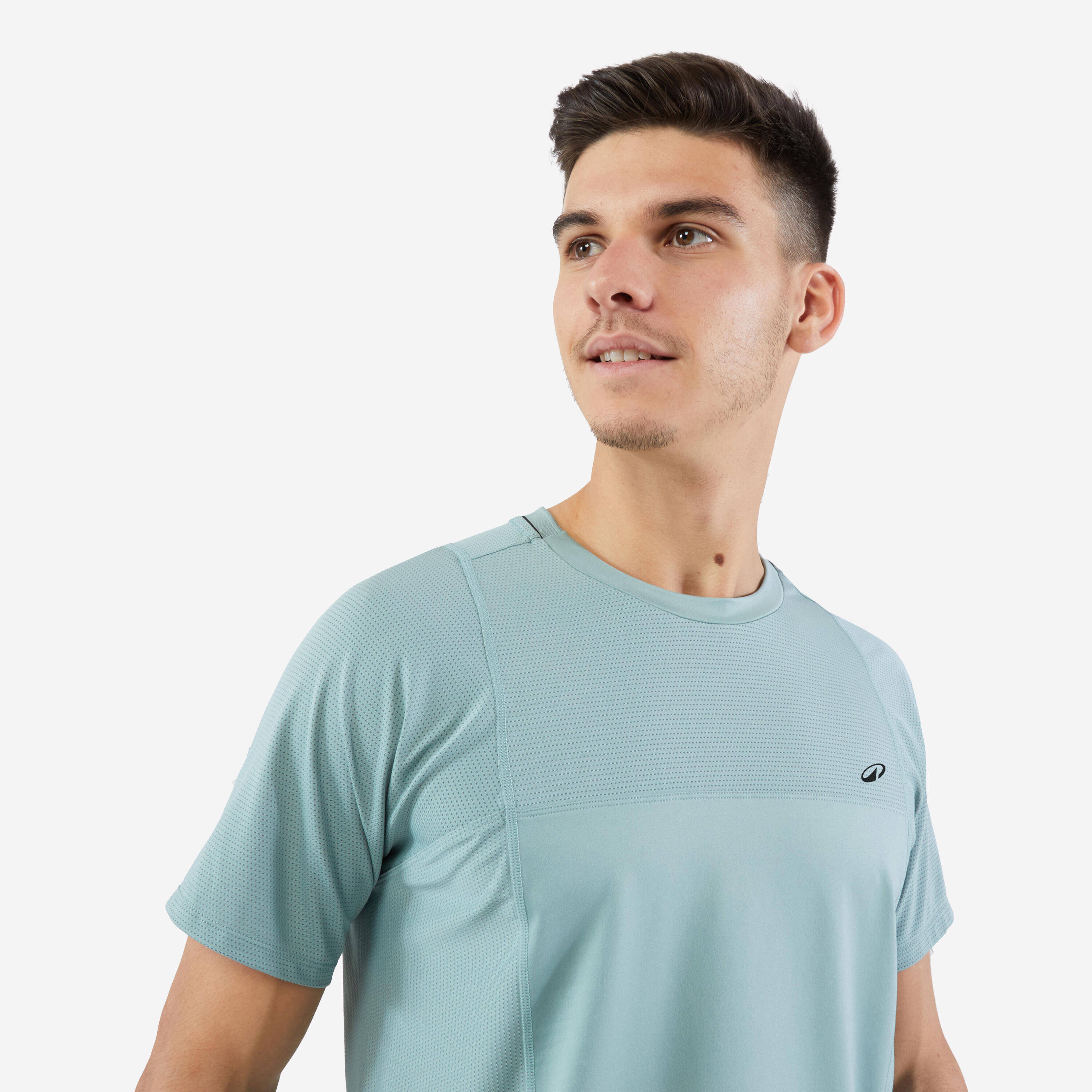 Men's Tennis T-Shirt Short Sleeved Quick Dry Lovat Green -  5