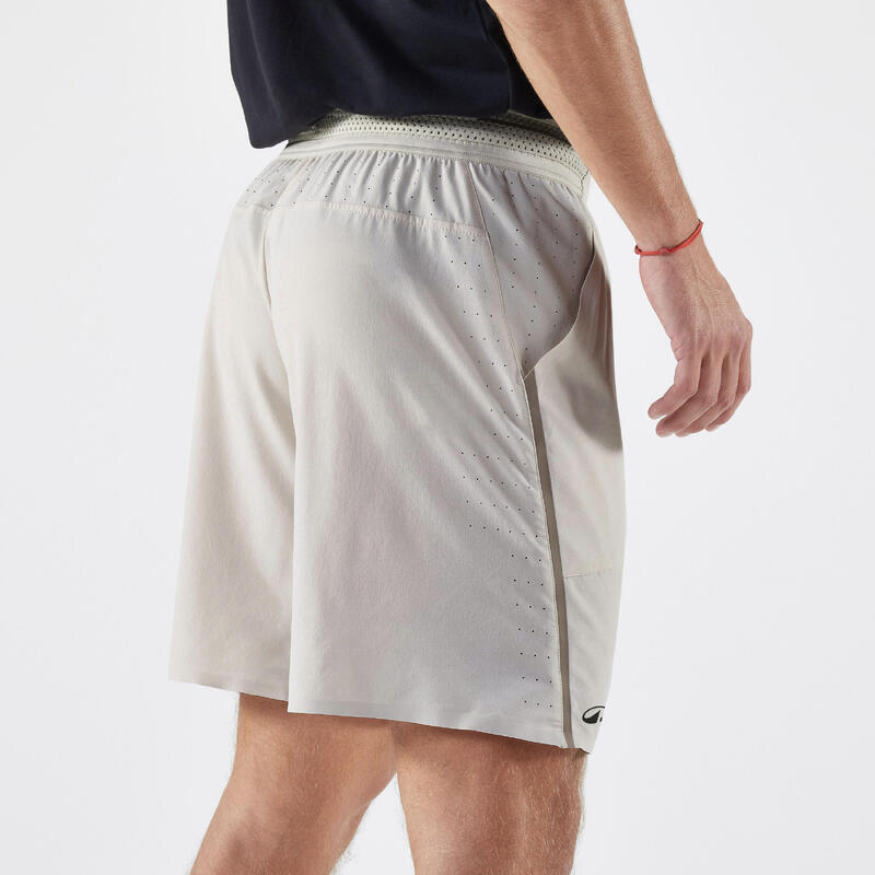 Erkek Tenis Şortu - Bej - Dry+ - Gaël Monfils